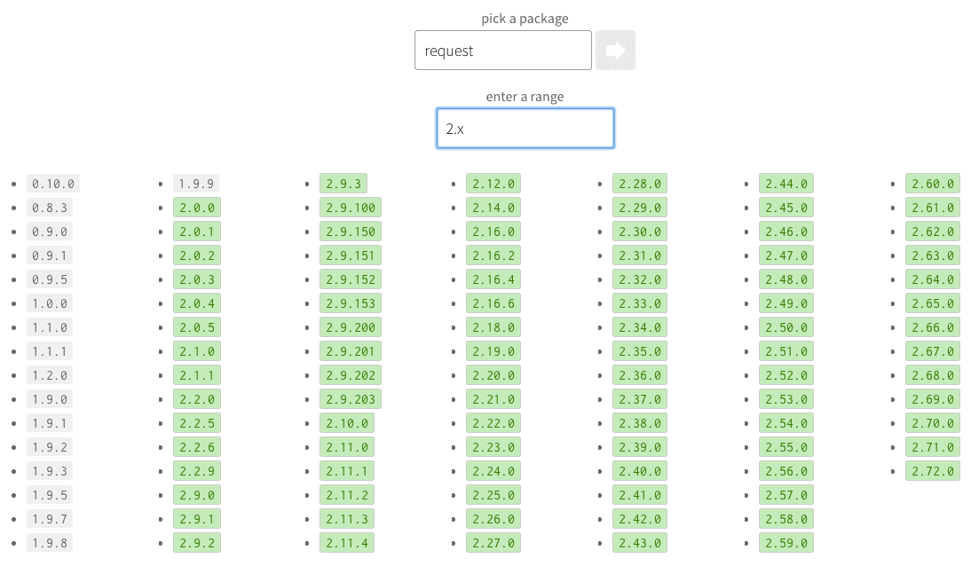 blog-request-semver-versions
