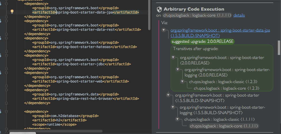 intellij-find-fix-vulnerabilities