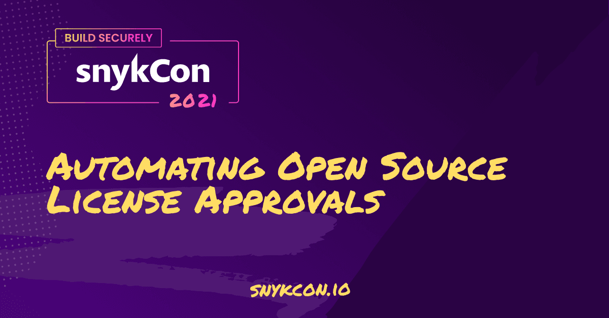 Automating Open Source License Approvals