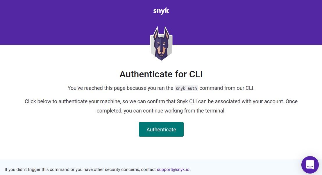 blog-django-Authenticate-Snyk-plug-in